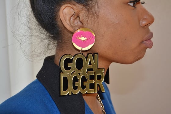 Image of "Goal Digga" Earrings