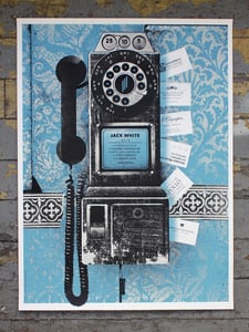 Image of Jack White poster European tour 2014