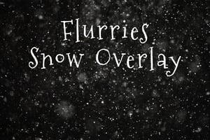 Image of Flurries Snow Overlay