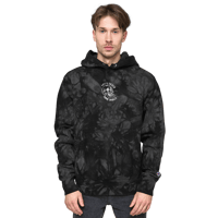Unisex Champion Crack Skulls tie-dye hoodie