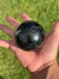 Image 7 of Astrophyllite Sphere #1828