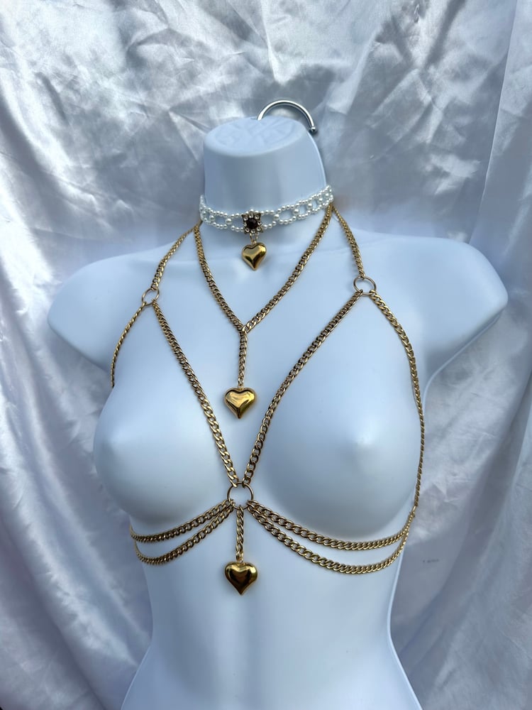 Image of Golden Divorce Chain Harness