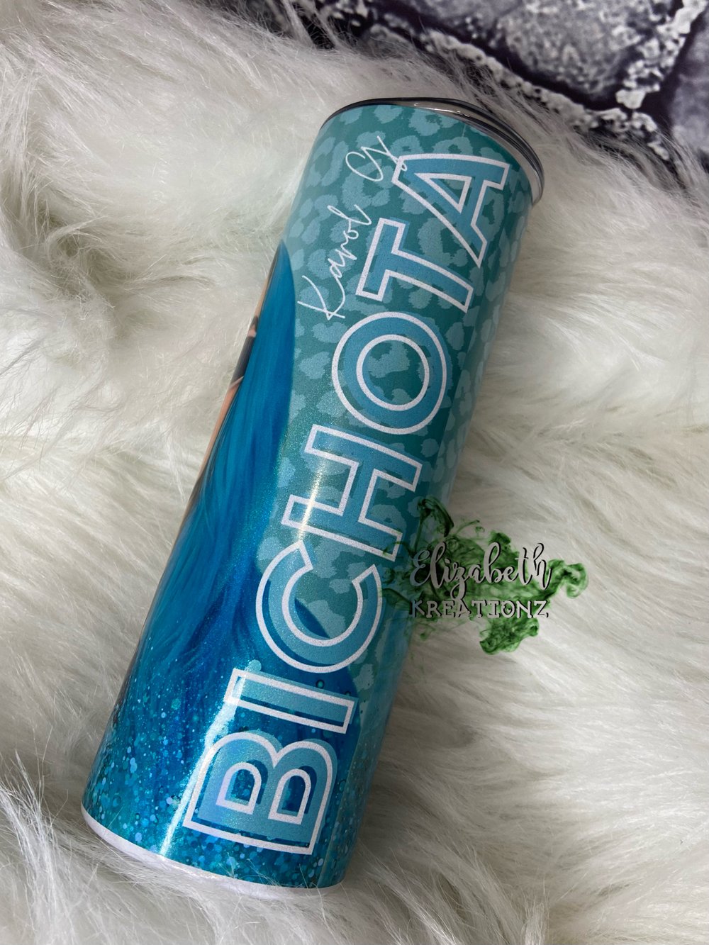 Bichota Holographic Tumbler