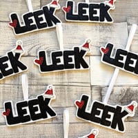 Image 2 of Leek Christmas decoration