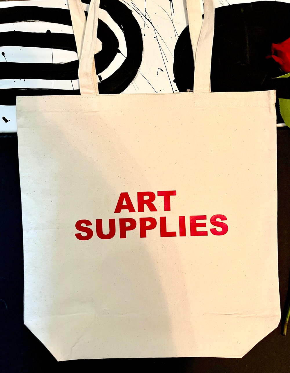 Image of “Art Supplies “Canvas Tote