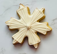 Artificial Dye Free Vanilla Bean Sugar Cookie~Snowflake