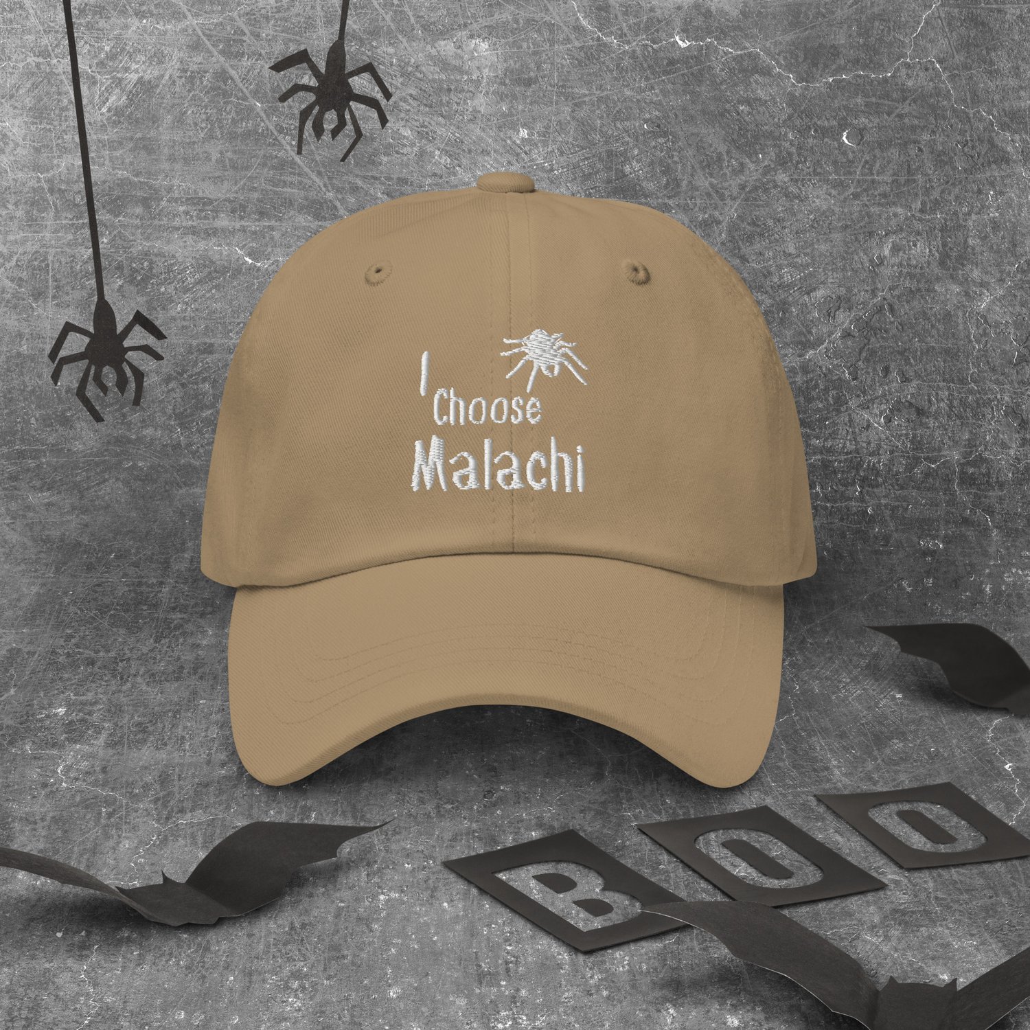 Image of Officially Licensed little stranger I choose Malachi embroidery baseball cap