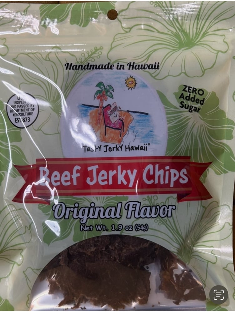 Image of Hawaii Crispy Beef jerky Original no sugar added