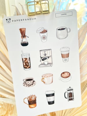 Image of Coffee Sticker Sheet