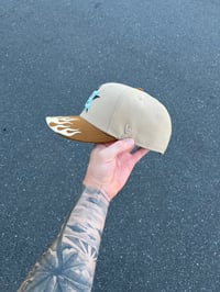 Image 3 of PT.2 AQUA BRIM NEUTRAL TONE HOUSTON ASTROS CUSTOM FITTED CAP