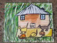 Image 9 of Dogs And Cat On Porch