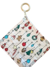 Light Pink Christmas Lovey Teether