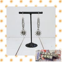Silver Sun Earrings