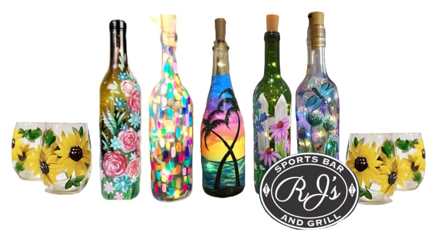Image of Glass Paint Party 6/18 RJ’s Sports Bar Methuen, MA