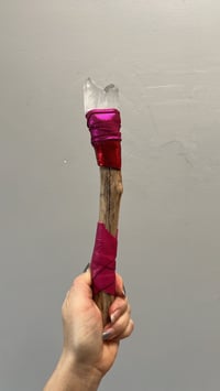 Image 4 of *new* TWIN CRYSTAL WAND #4