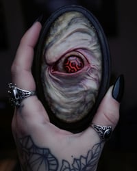 Image 2 of REDRUM - wall sculpture, hand sculpted