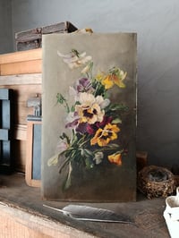 Image 3 of Peinture bouquet de pensées 