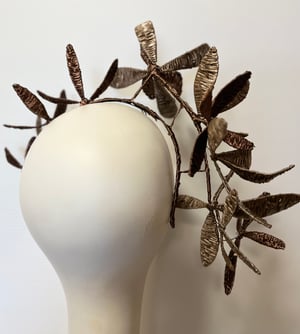 Image of Handmade raffia flower headpiece 