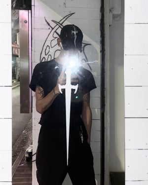 Image of IMPLY x MASSTAK - Sword Tribal Cap (Black)