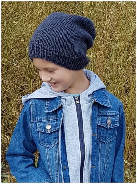 Image of Gremlin's Slouchy Winter Hat Knitting Pattern 