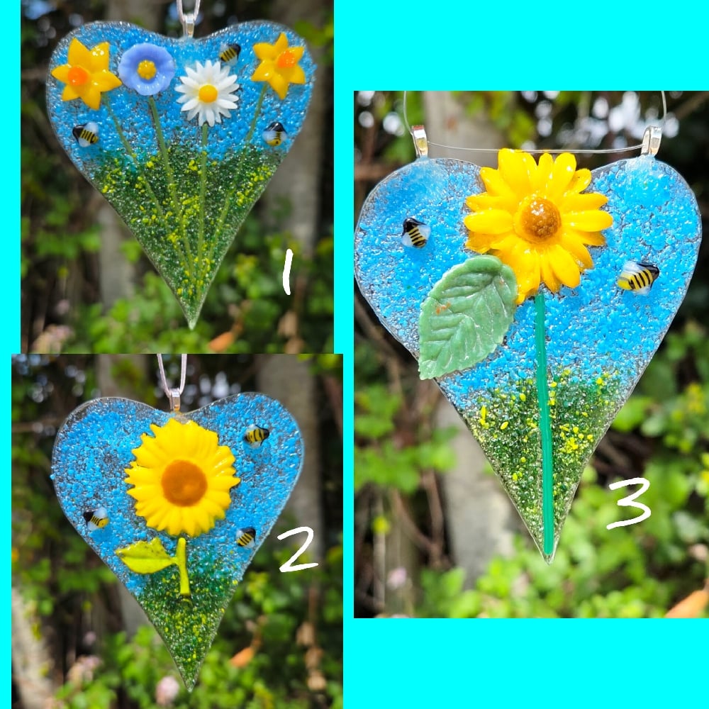 Image of Fused Glass Heart