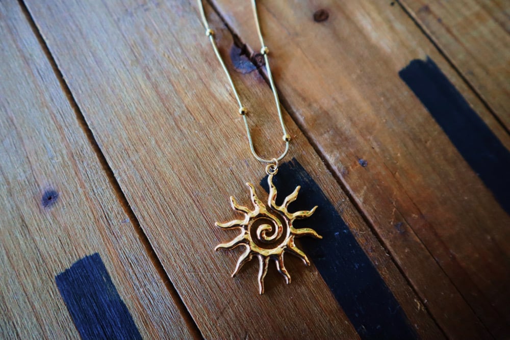 Image of "Sun Gaze Necklace”