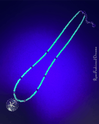 Image 6 of Ocean Treasure Uranium Glass Necklace