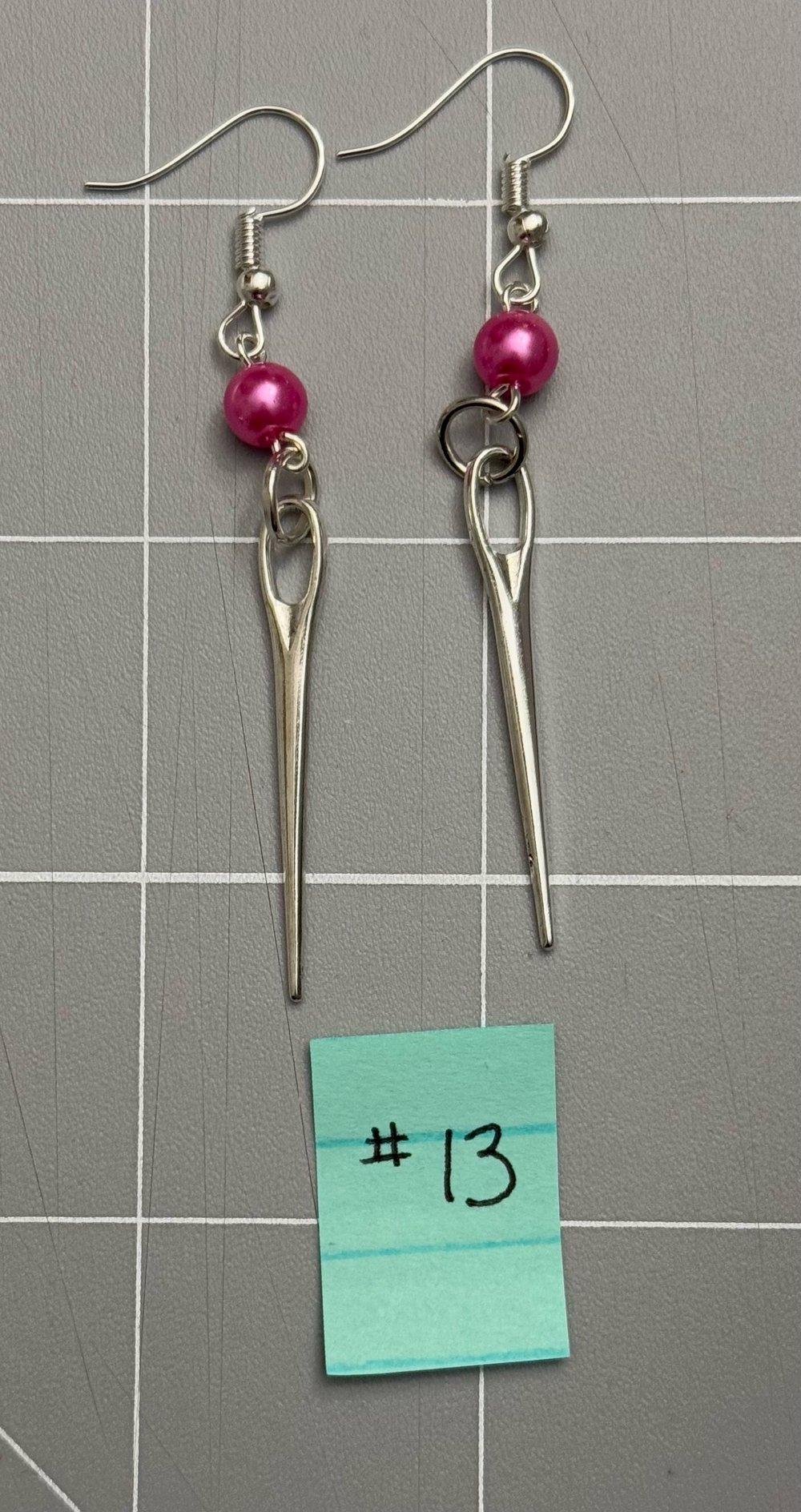 Image of Sewing Needle Earrings