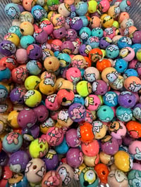 Image 1 of BT21 bubble gum round Character Beads - DIY Crafting Supplies