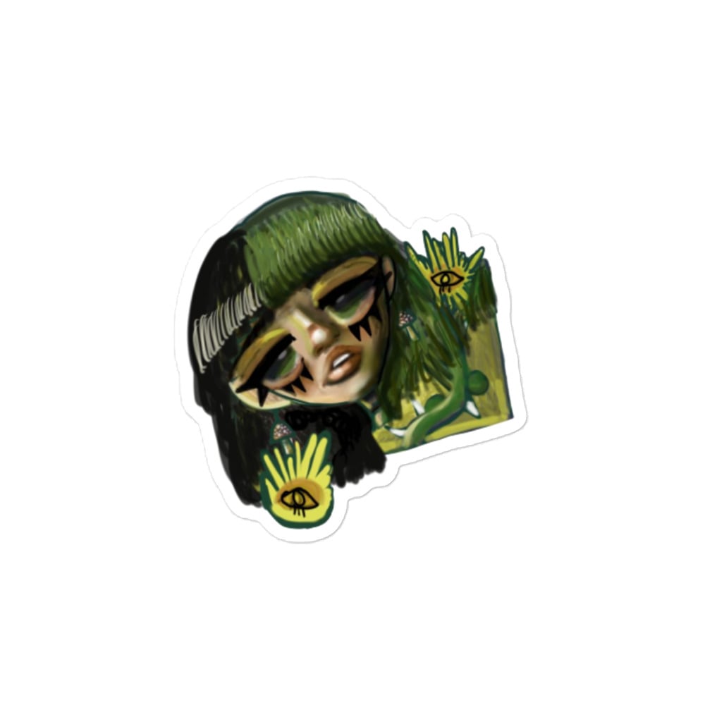 Image of Dandelion Girl Bubble-free stickers