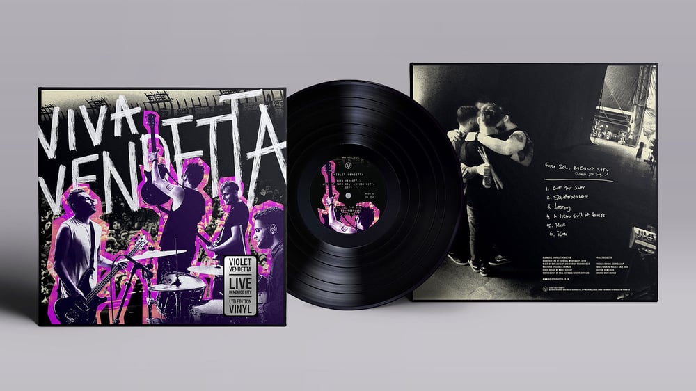 Image of Extremely limited! The ‘Viva Vendetta’ Live in Mexico vinyl with limited edition V.V.  slipmat 