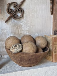 Image 1 of Lot de 2 boules en bois