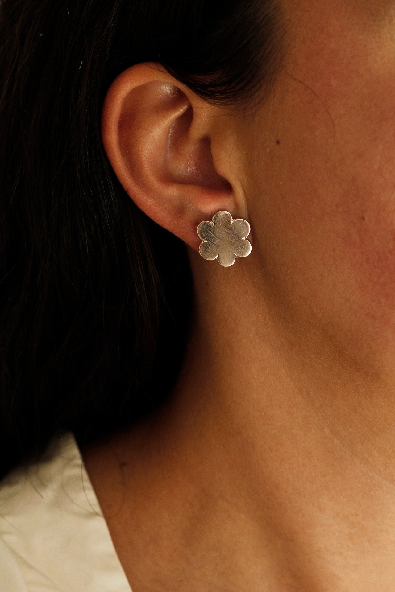 Image of Boucles Tiges Argent