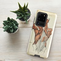 Image 16 of Antique Anatomical Illustration Human Posterior Musculature Tough case for Samsung®