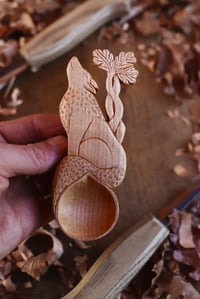 Image 2 of Wolf and Entwined Oak Tree~ Coffee Scoop 