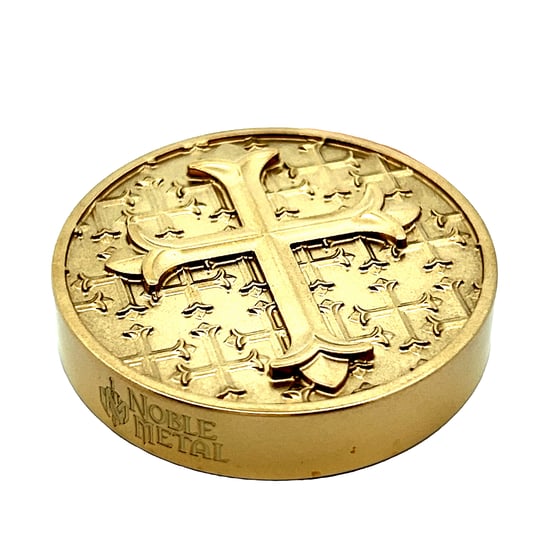 Image of Fear No Evil Coin - Brass