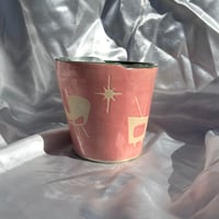 Image 3 of Pink & Green SM Travel Cup
