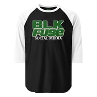 Image 2 of Blkfuse 3/4 sleeve raglan shirt