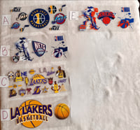 Image 2 of UV DTF NBA Basketball Tumbler Wraps 