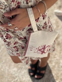 Image 4 of Witch Daughter Clutch: Natural - Pink