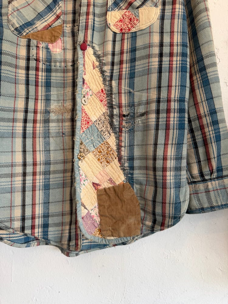 Image of Kapital Boro Patchwork Flannel