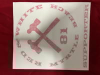 Red & White 81 Supporter Sticker (Large)