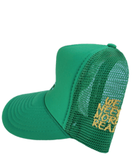 Image 2 of Green trucker hat 