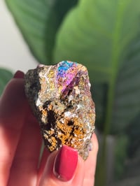 Image 3 of NATURAL IRIDESCENT CHALCOPYRITE- MOROCCO- A