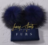 Image 1 of Fur “Beanie” skull cap (pre order)7-14 days to ship