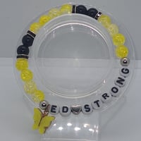 Image 3 of Endometriosis Awareness Bracelet
