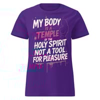 Image 3 of Women’s basic softstyle t-shirt “Temple not a Tool”