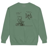 Image 4 of out of 40's Unisex garment-dyed sweatshirt copy copy copy