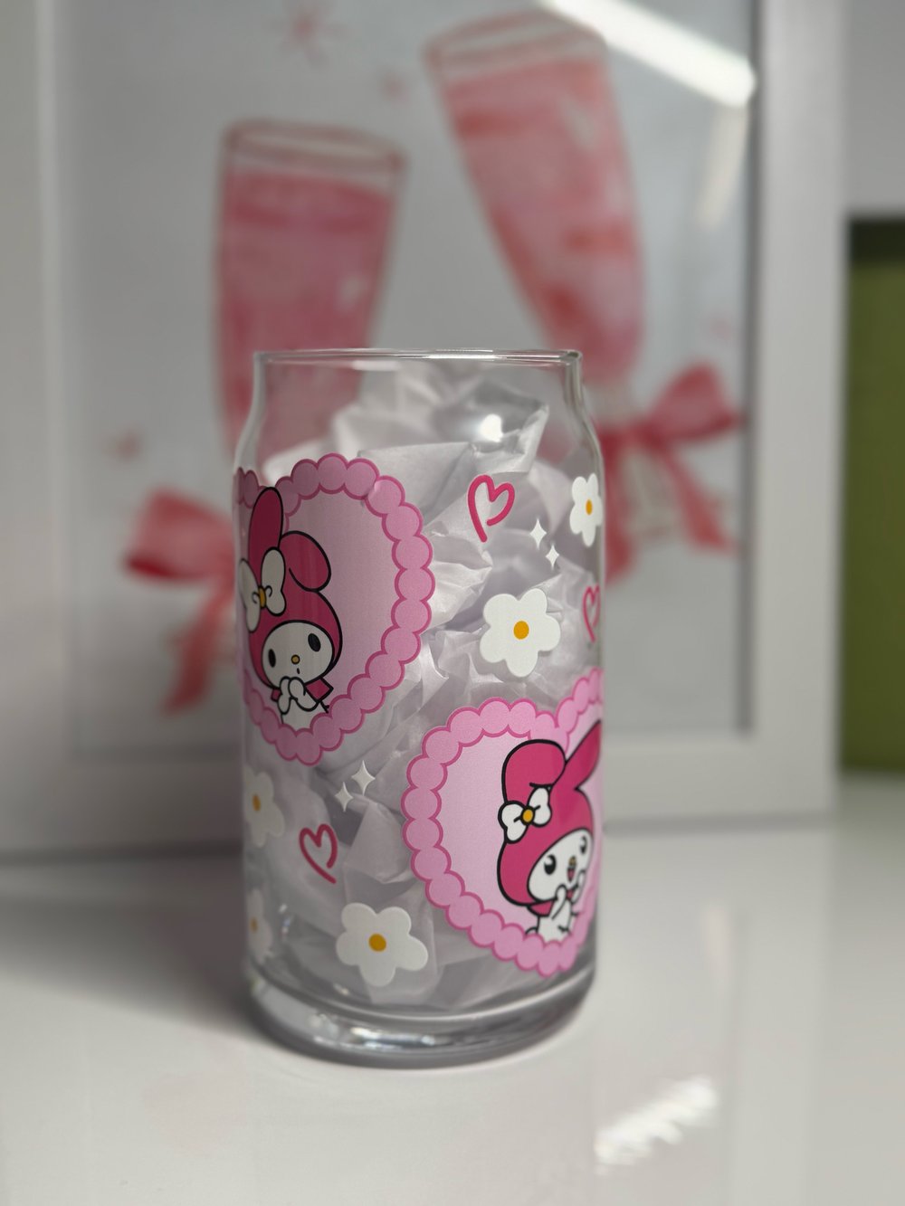Image of 16oz Libby Glass - NO LID OR STRAW INCLUDED