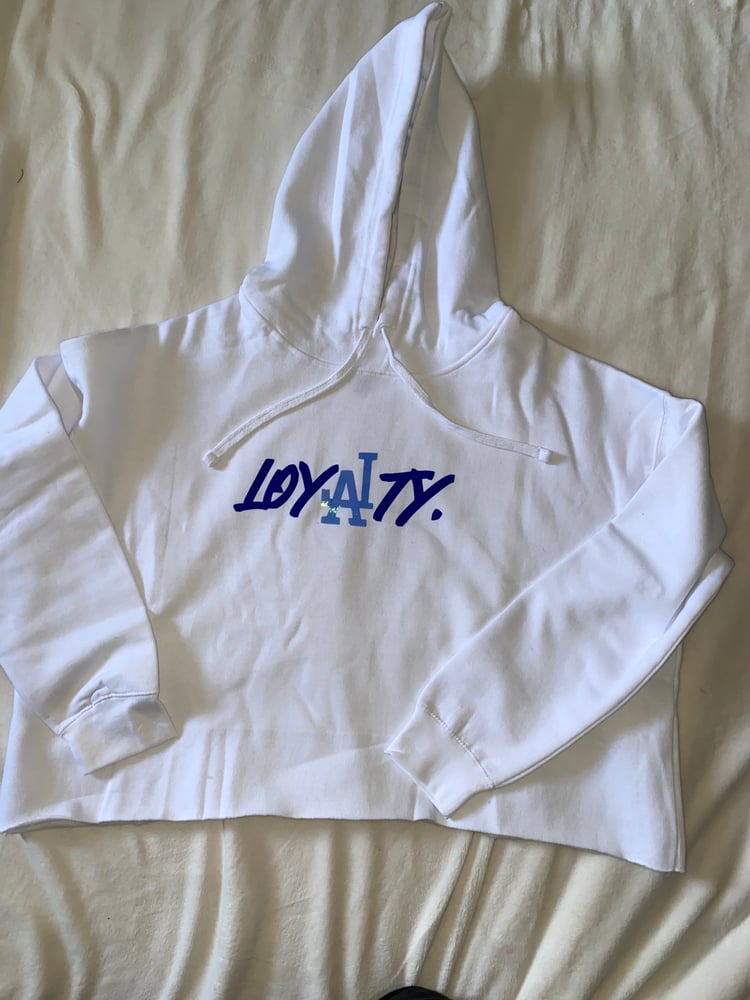 Image of Cropped loyalty holographic 